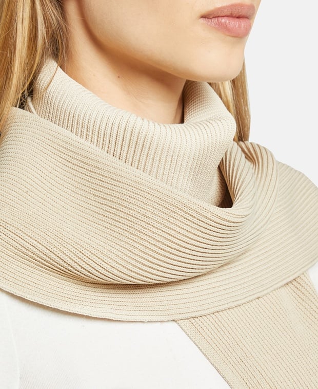 Coperni Knitted scarf Beige