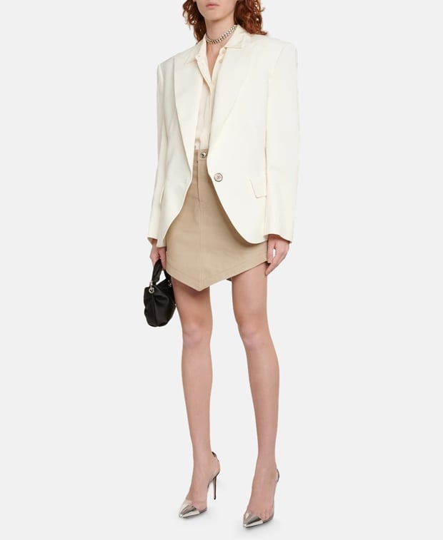 Vauthier Leather mini-skirt