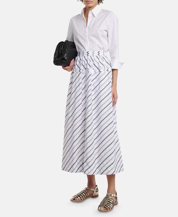 Tory Burch A-line skirt White