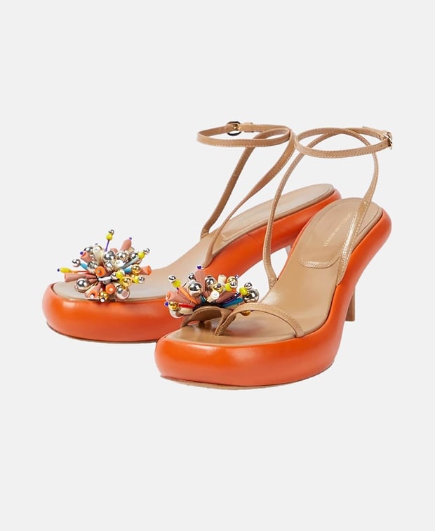 Dries Van Noten Heeled sandals Orange