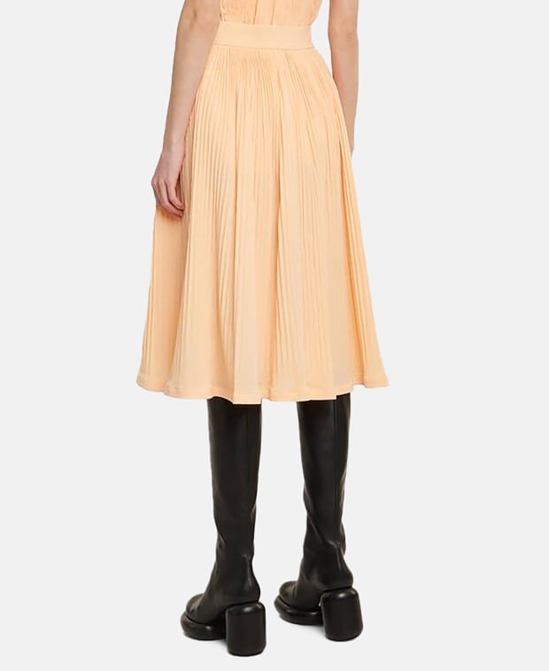Jil Sander A-line skirt Orange