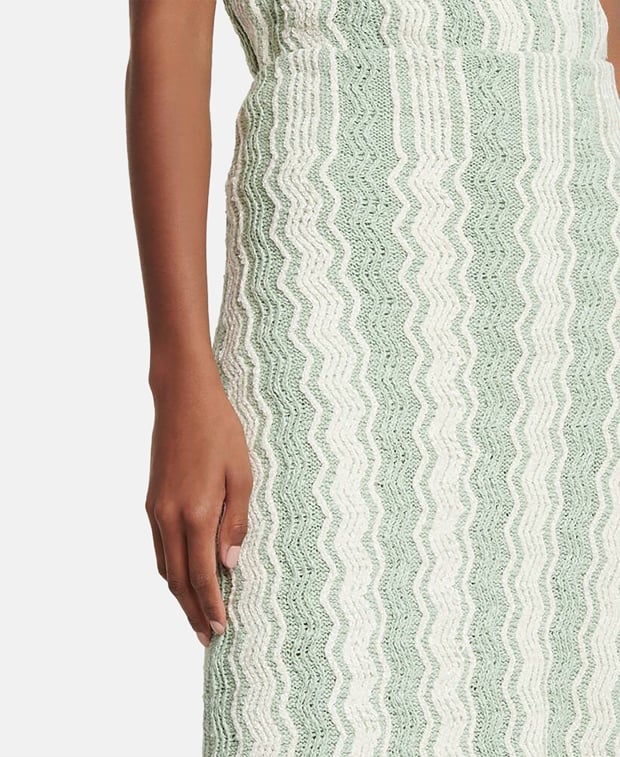 Jil Sander A-line skirt Green
