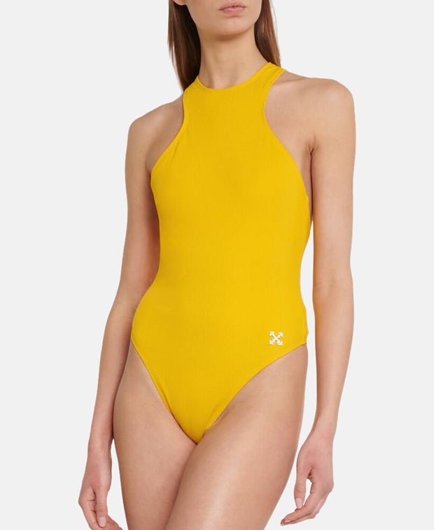 Off-White Swimsuit Yellow