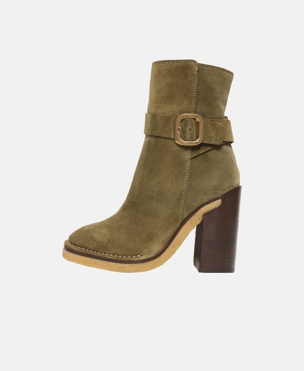 Tod's Gomma Para Ankle boots Green