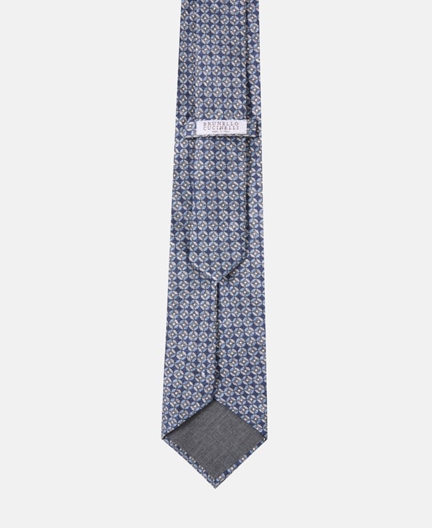 Brunello Cucinelli Silk tie Navy