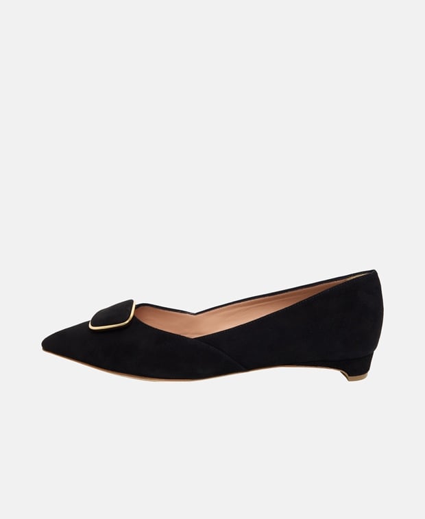 Rupert Sanderson New Aga Ballet flats Black