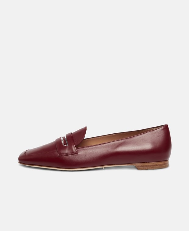 Rupert Sanderson Doublet Loafers Burgundy