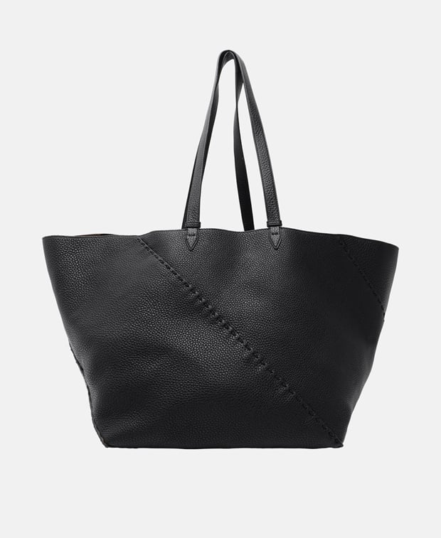 Fendi Leather shopper Anthracite