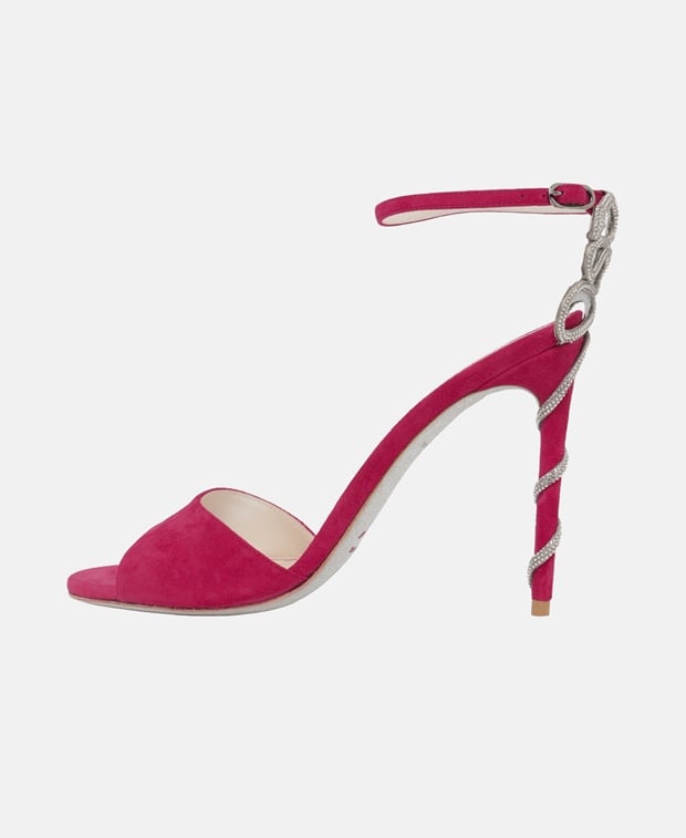 Rene Caovilla M11 Morgana Ankle strap sandals Black