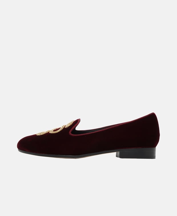 Rene Caovilla Morgana Loafers Bordeaux