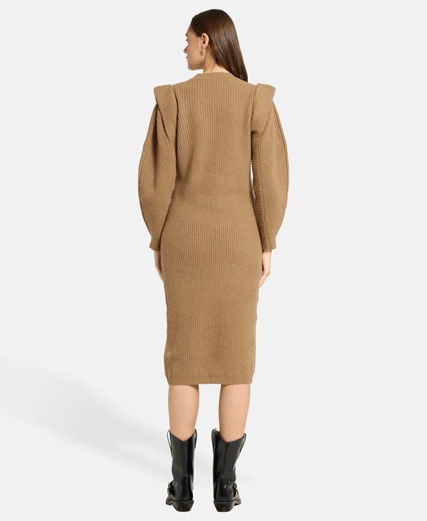 Isabel Marant Knitted dress Camel
