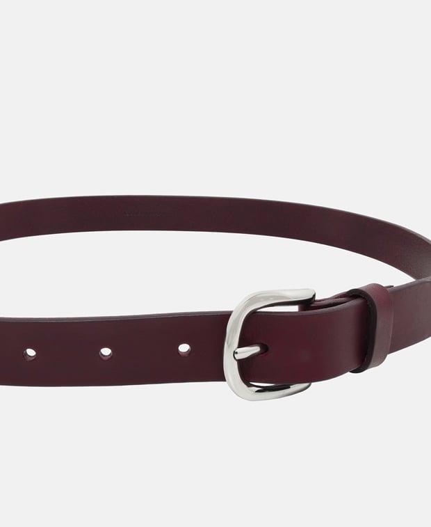 Isabel Marant Leather belt Burgundy
