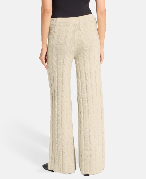 Acne Studios Knitted trousers Oatmeal