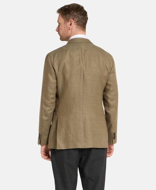 Boglioli Linen suit jacket Green