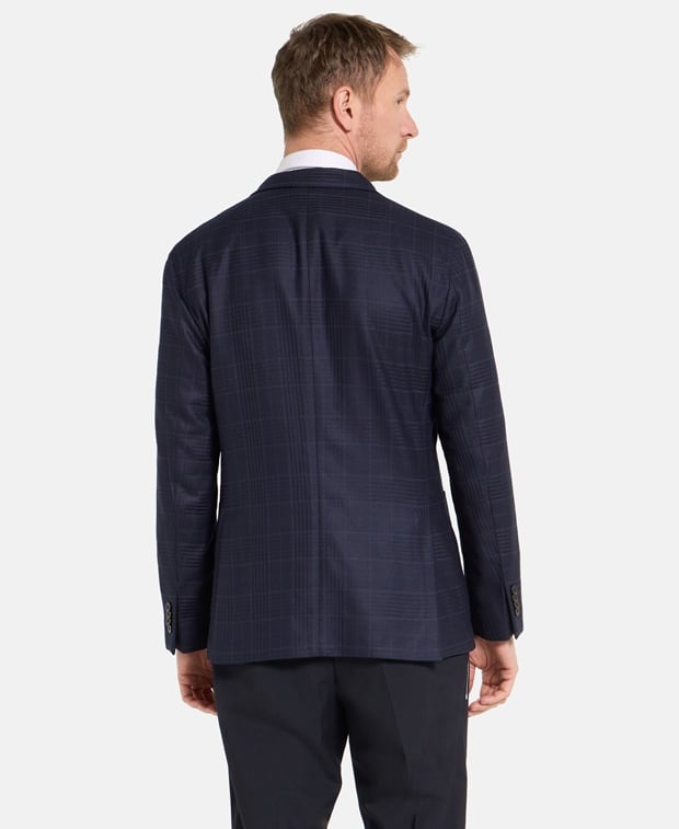 Boglioli Wool-blend suit jacket Navy