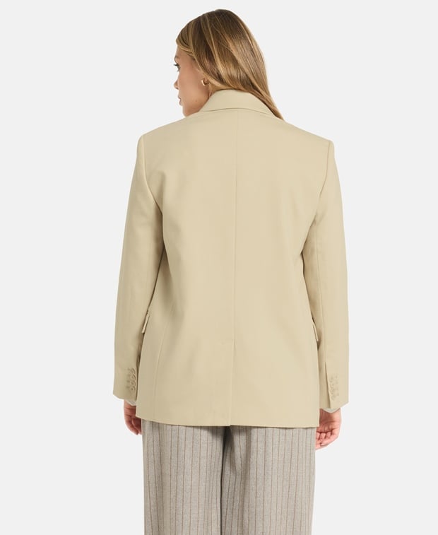 Joseph Single-button blazer Champagne