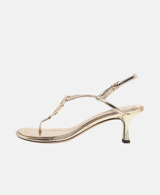 Tory Burch Capri Miller Sandals Gold