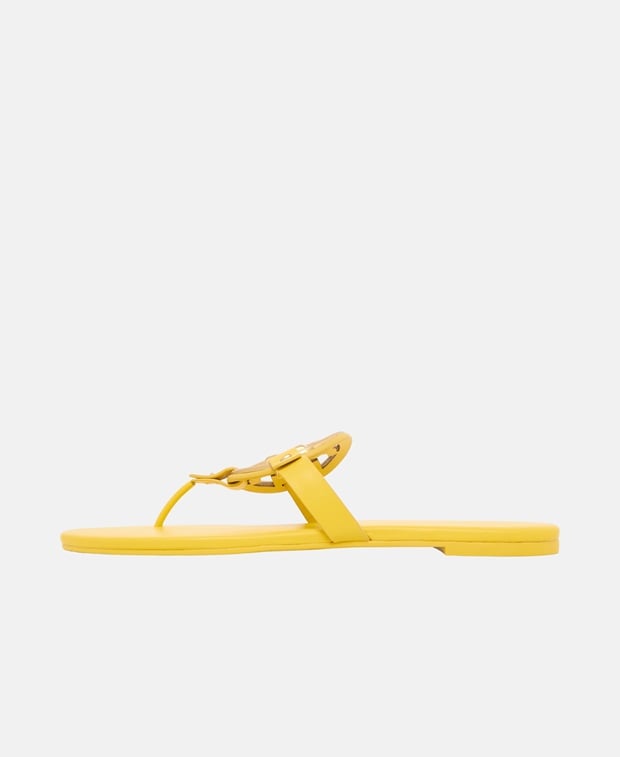 Tory Burch Metal millar Sandals Light Yellow