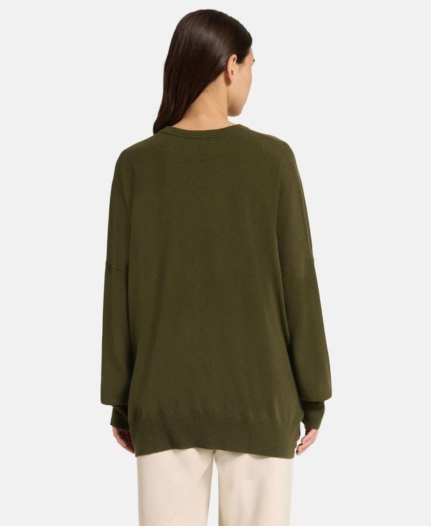 arch4 Cashmere pullover Khaki
