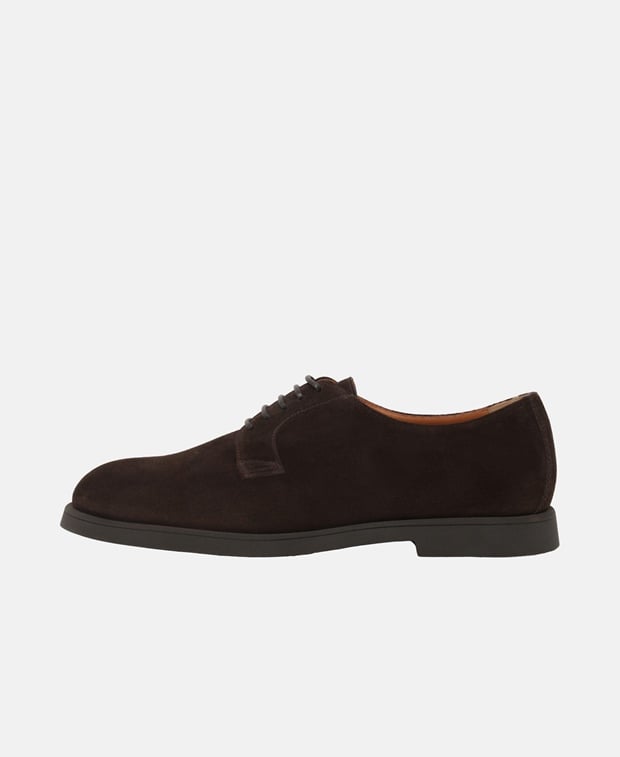Doucal's Visone Derbys Dark Brown