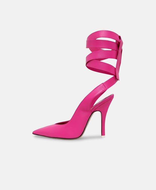 The Attico Venus Slingback pumps Fuchsia