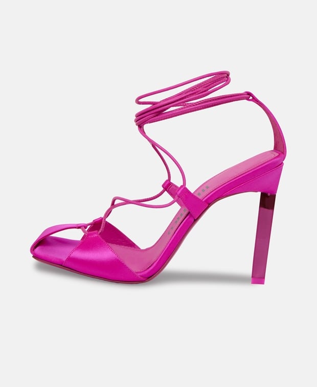 The Attico Adele Heeled sandals Fuchsia