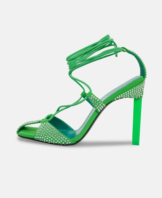 The Attico Adele Heeled sandals Neon Green