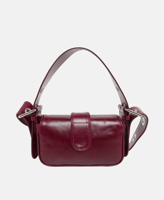 By Far Eloise Burrata Leather shoulder bag