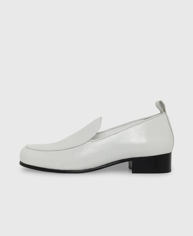 By Far Pumps Alfred burrata creased calf leather