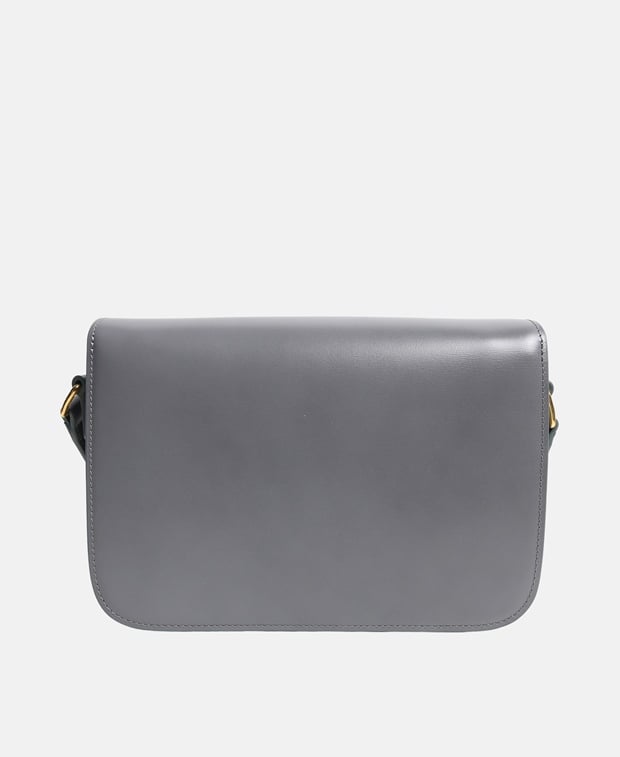 Celine Classique Leather cross body bag Medium Grey