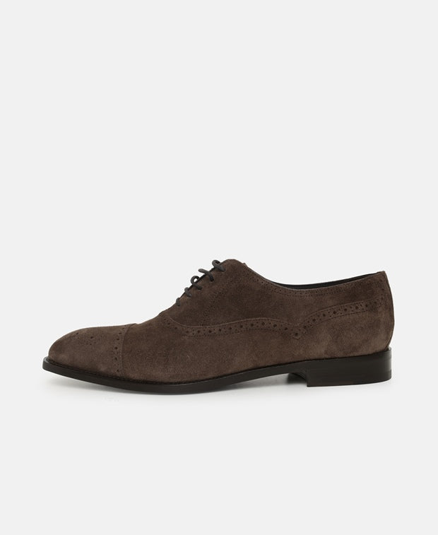 Manolo Blahnik Marrone Derbys Dark Brown