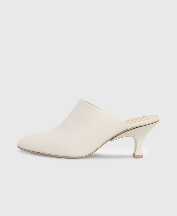 Tod's Cuoio Mules White