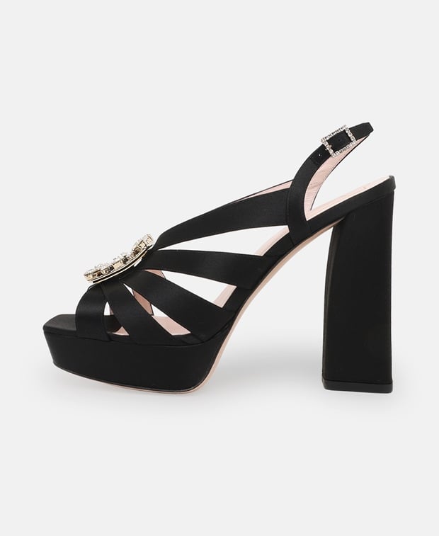Roger Vivier Mini RV Heeled sandals Black