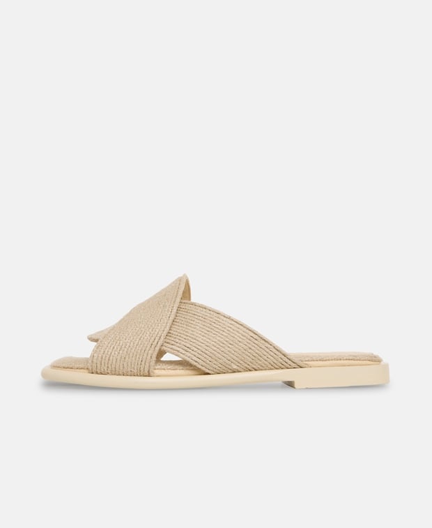 Loewe Petal Mules Beige