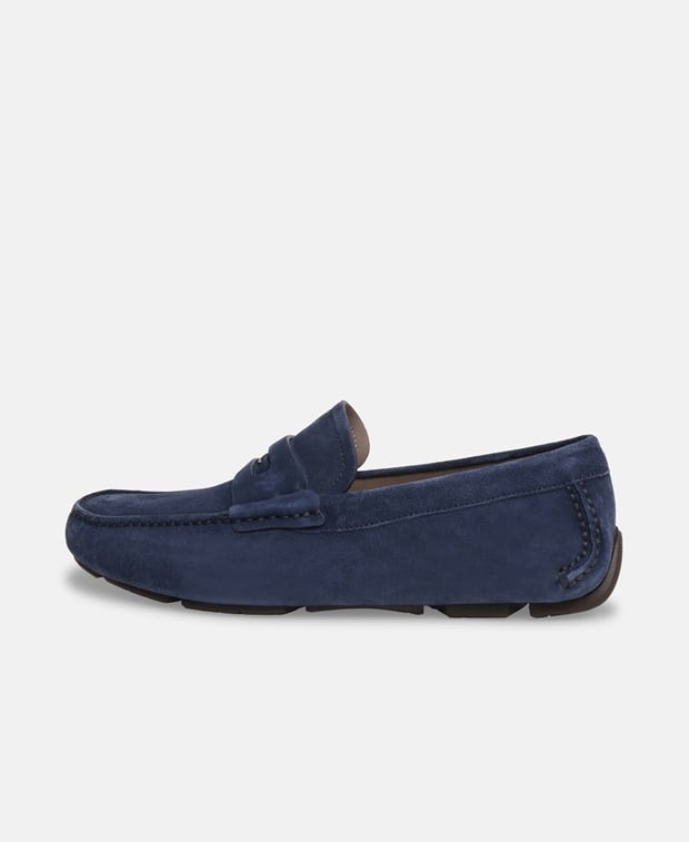 Salvatore Ferragamo Newton Moccasins Blue