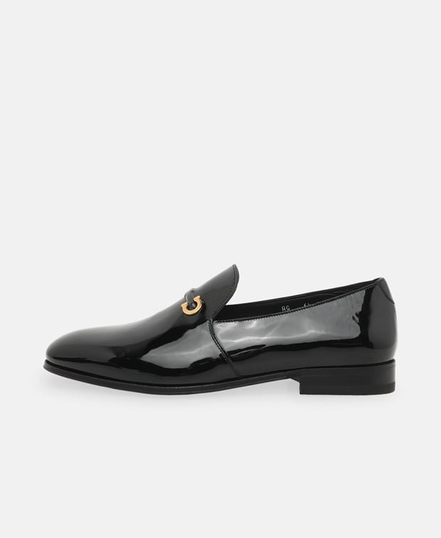 Salvatore Ferragamo Lyon Loafers Black