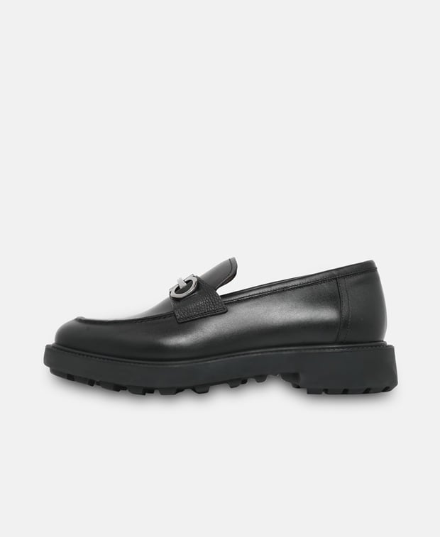 Salvatore Ferragamo Galles Moccasins Black