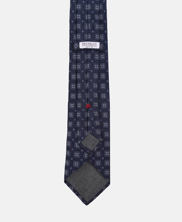 Brunello Cucinelli Silk tie Blue