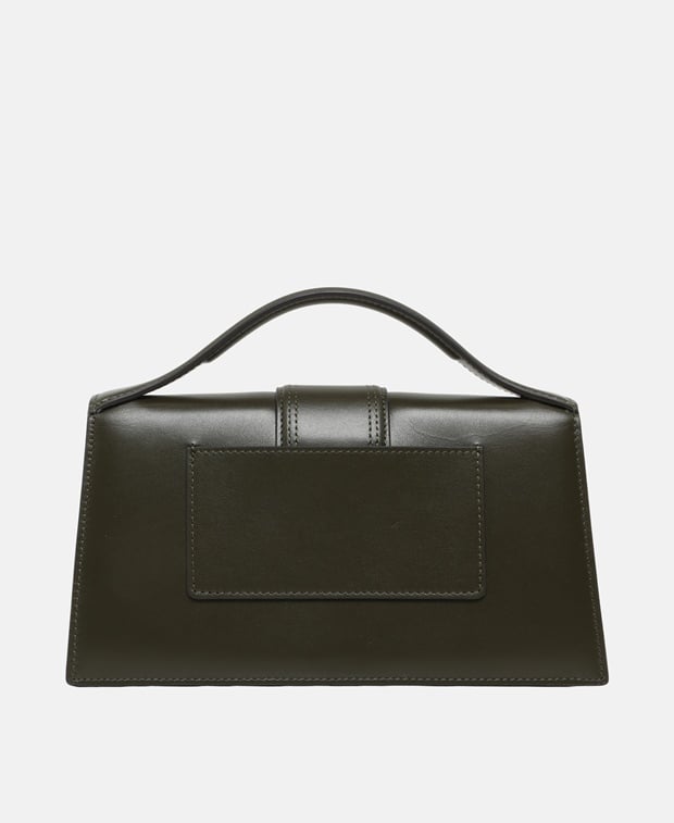 Jacquemus Le Grand Bambino Leather handbag Khaki
