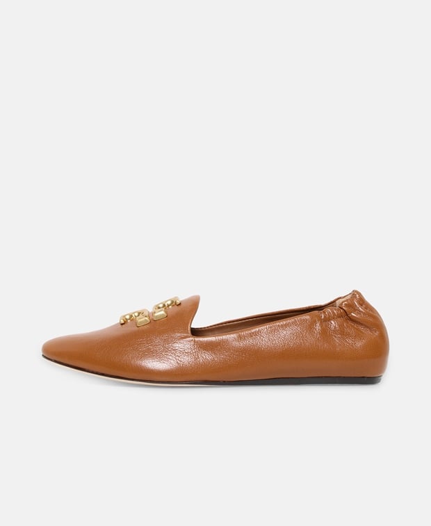 Tory Burch Eleanor Loafers Cognac