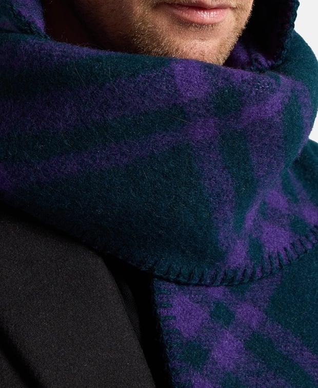 Burberry Hooded scarf Dark Green