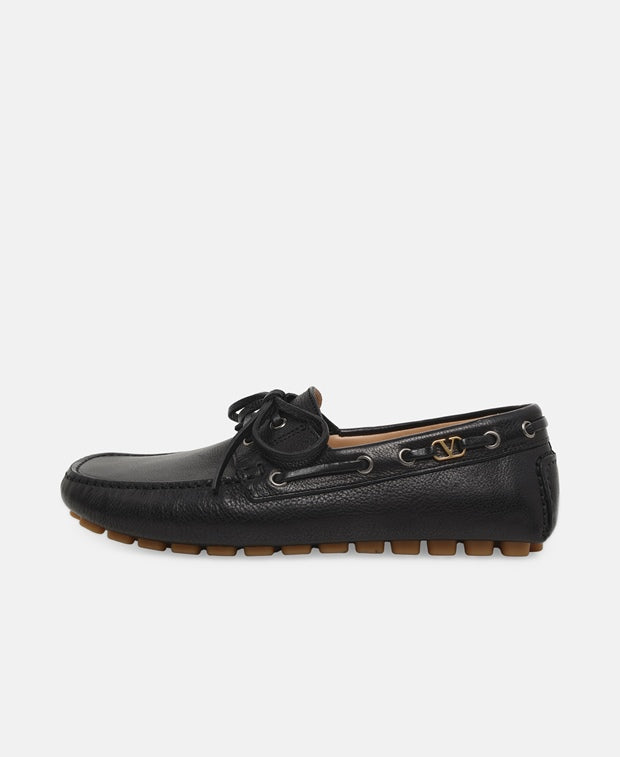 Valentino Garavani Driver Moccasins Black