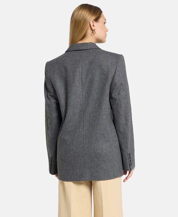 Toteme Wool-blend blazer Medium Grey