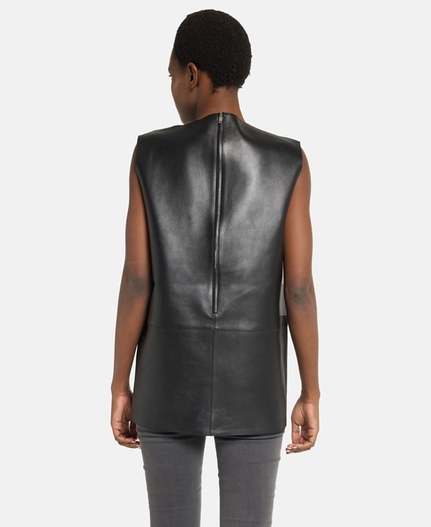 Toteme Leather blouse Black