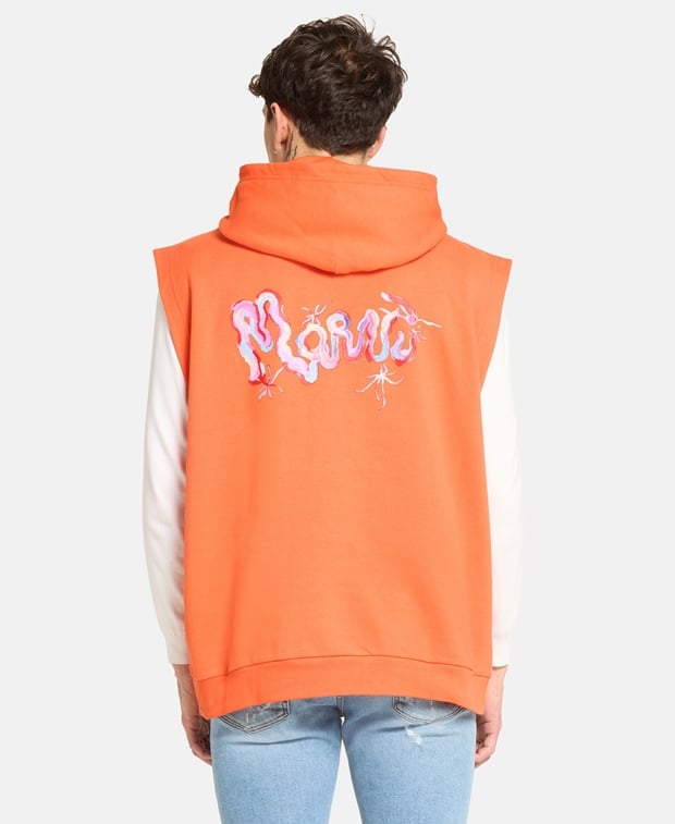 Marni Sleeveless sweatshirt Orange