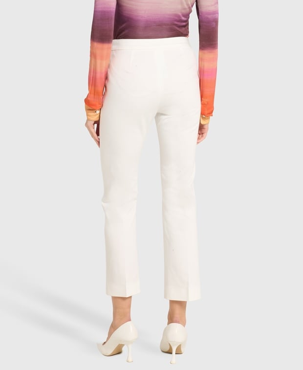 Max Mara Cropped trousers Okra