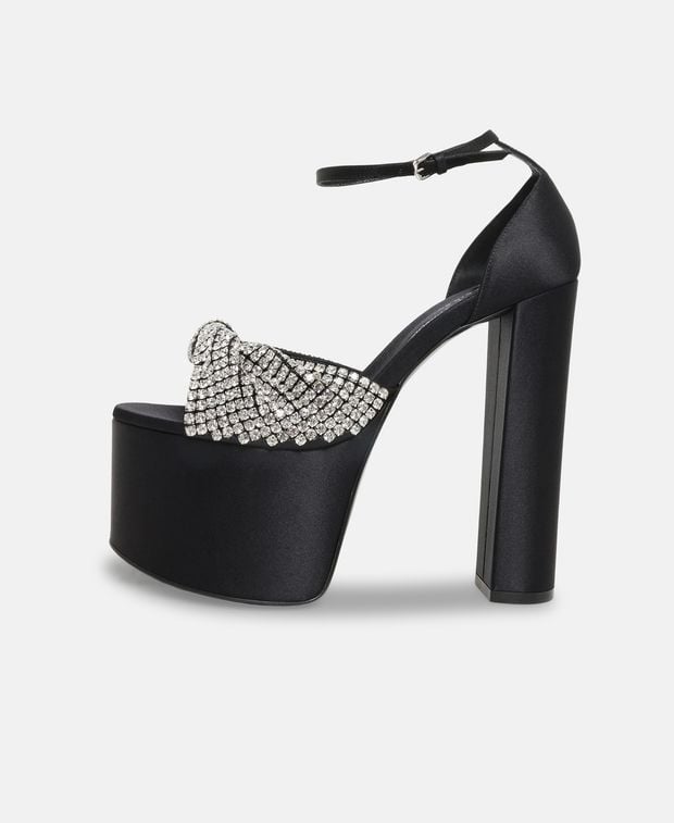 Sergio Rossi Evangelie 080 Ankle strap sandals Black