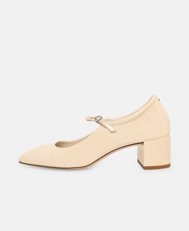 Aeyde Aline Ankle strap pump Sand