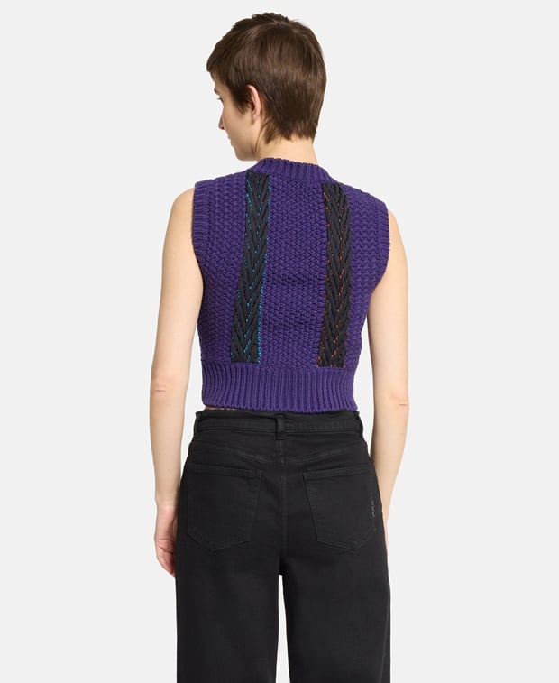Tod's Sleeveless pullover Purple