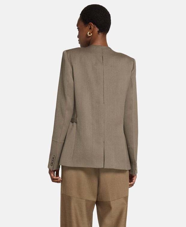 Victoria Beckham Wool blazer Dun